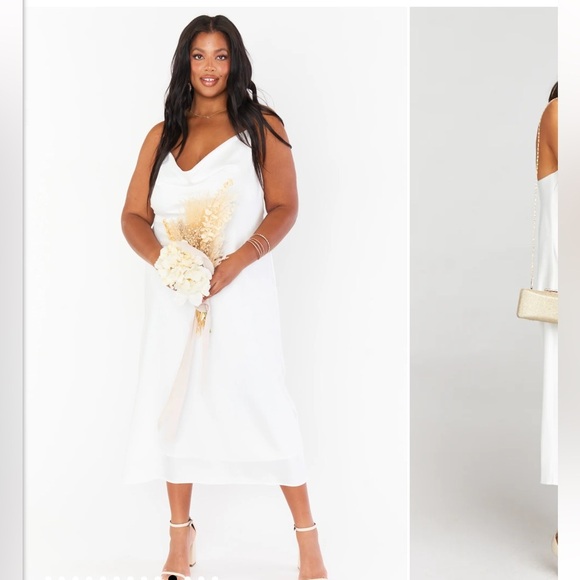 Show Me Your MuMu White Midi Dress - Picture 2 of 7